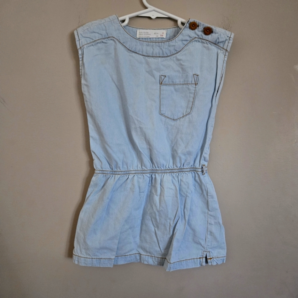5 for $25 Zara Girls Bag Dress 4 Kids Cinch Waist Casual Summer